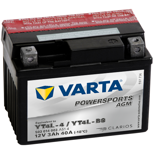 Автомобильный аккумулятор Varta Powersports AGM (503 014 003)