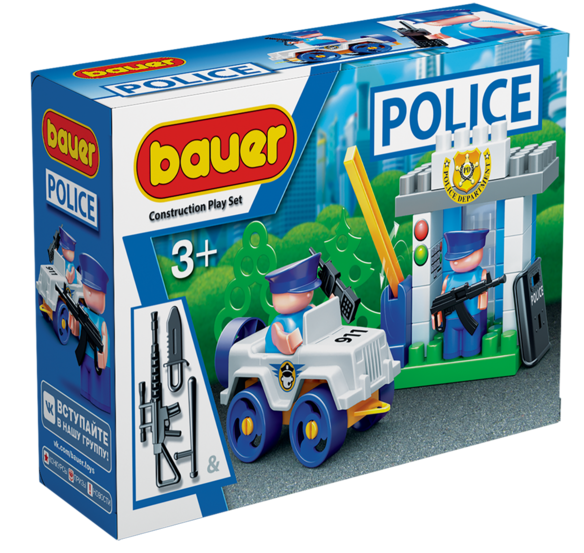 Set de construcție Bauer Police (00628)