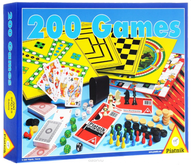 Настольная игра Piatinik 200 Games (780233)