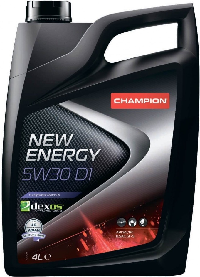 Моторное масло Champion New Energy 5W30 ASIA/US 4L