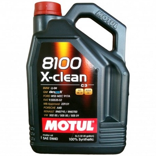 Моторное масло Motul 8100 X-Clean 5W-30 5L