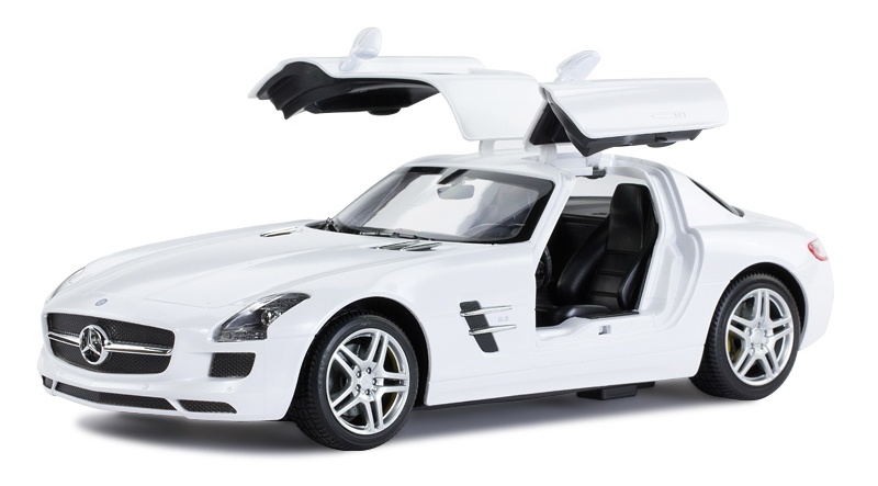 Jucărie teleghidată Rastar Mercedes-Benz SLS 1:14 White