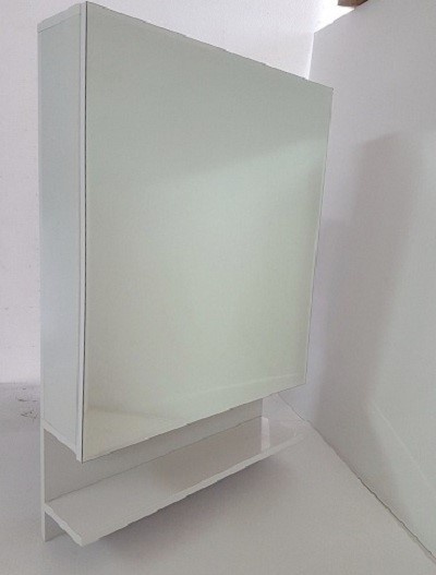 Шкаф с зеркалом Sanmaximus 670 Shelf White Panel