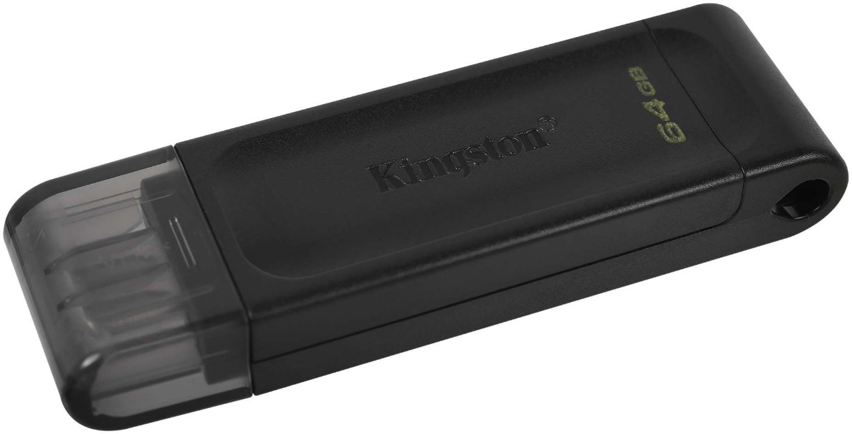 Флеш-накопитель Kingston DataTravaler 70 64Gb Black (DT70/64GB)