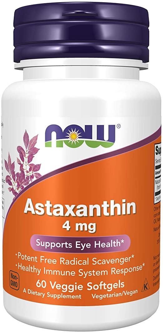 Antioxidant NOW Astaxanthin 4mg 60cap