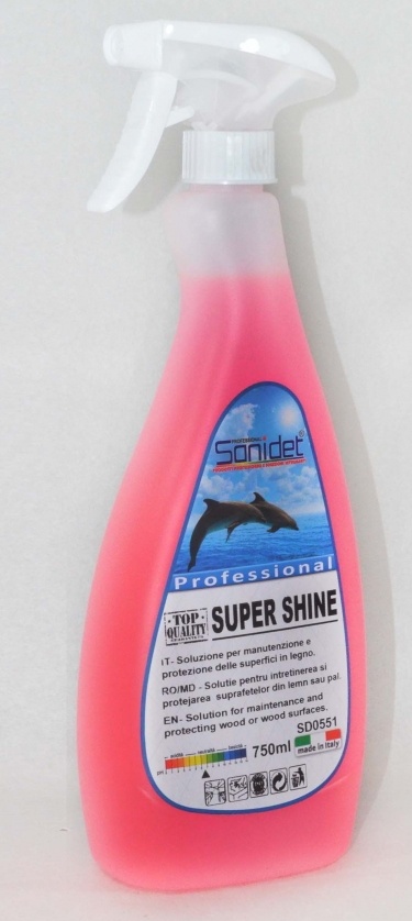 Средство для очистки покрытий Sanidet Super Shine 750ml (SD0551)