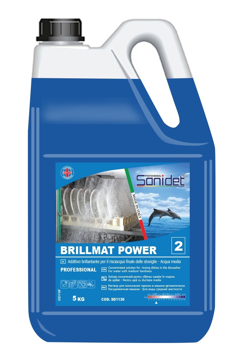 Detergent pentru mașine de spălat vase Sanidet Brillmat Power 5kg (SD1130)