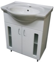 Dulap cu lavoar Aquaplus Bath Clasic Glass 55cm