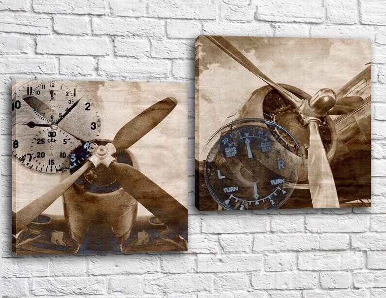 Картина ArtPoster Propellers on two old planes (3453071)