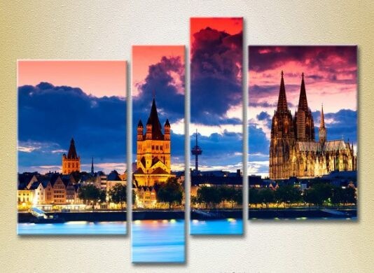 Картина Rainbow Polyptych Germany Cologne Cathedral (2718113)