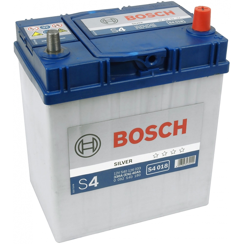 Автомобильный аккумулятор Bosch Silver S4 018 (0 092 S40 180)