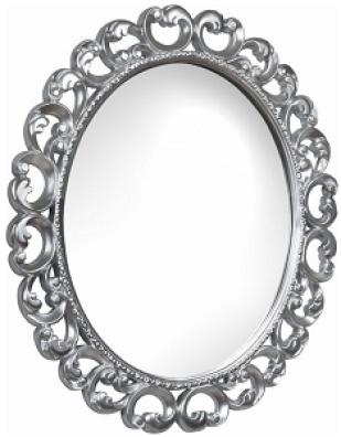 Зеркало КМК Искушение 1 Белый/Серебро (0459.7)