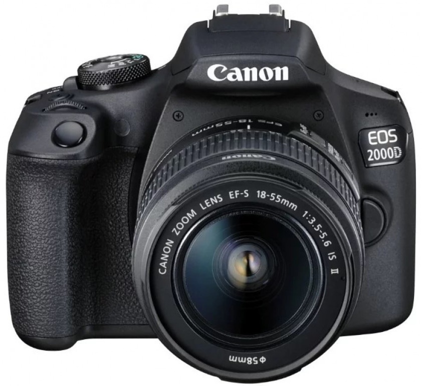 Зеркальный фотоаппарат Canon EOS 2000D 18-55 DC III Black