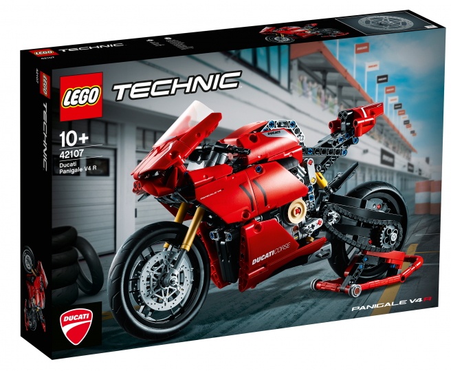 Set de construcție Lego Technic: Ducati Panigale V4 R (42107)