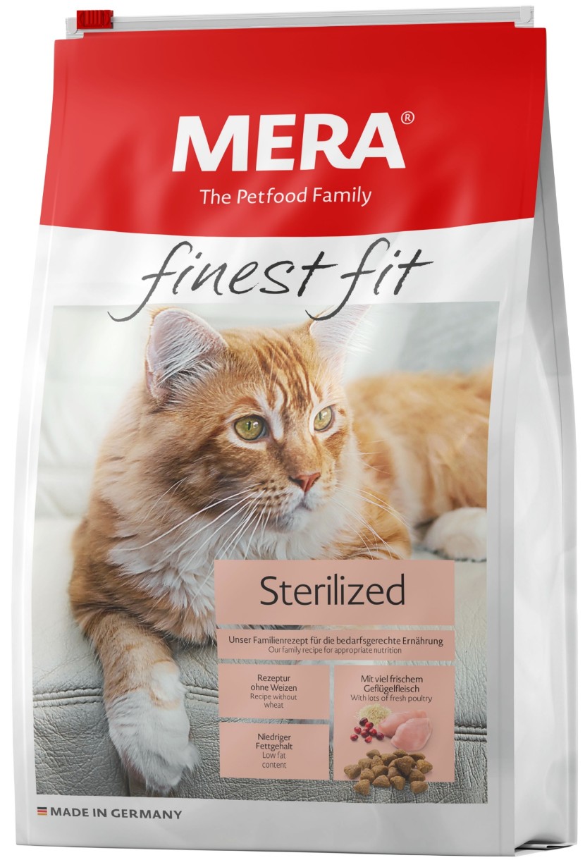 Сухой корм для кошек Mera Finest Fit Sterilized 4kg