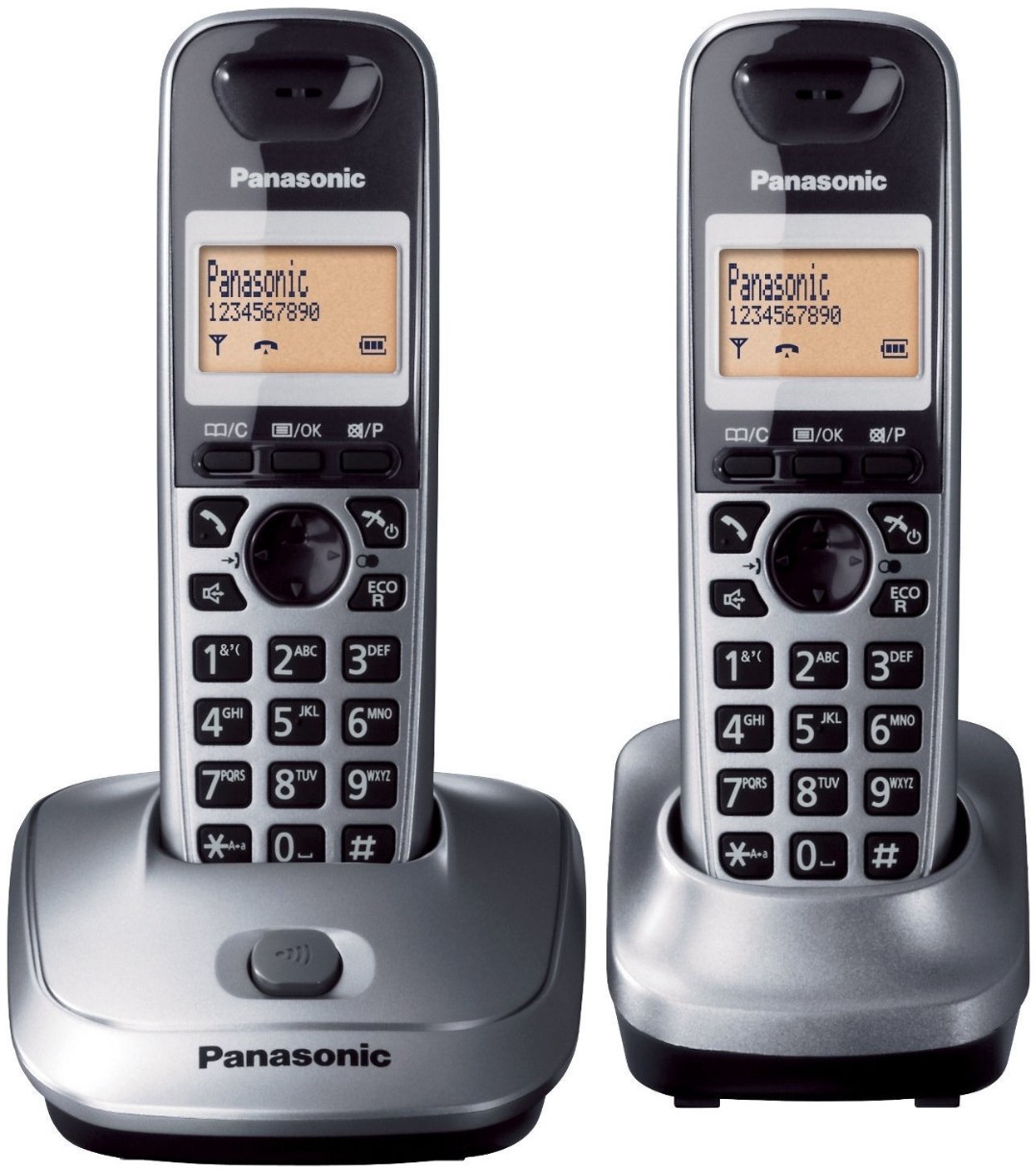 Telefon fără fir Panasonic KX-TG2512PDM Silver
