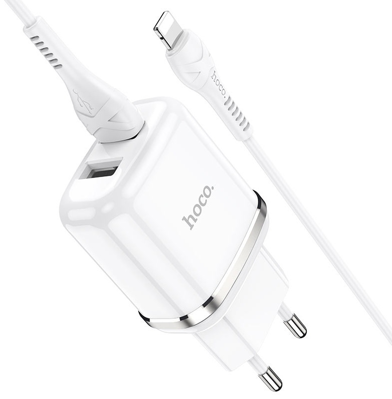 Зарядное устройство Hoco N4 Aspiring Lightning White