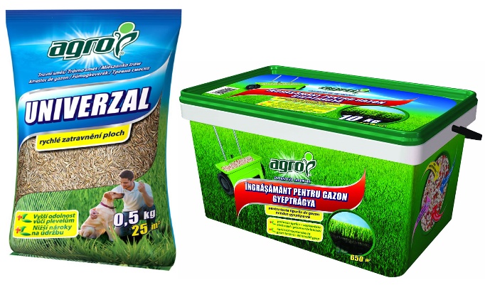 Семена для газона Agro CS Gazon Universal 5kg+Fertilizer 3kg