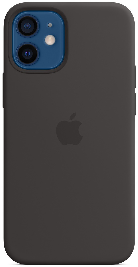 Husa de protecție Apple iPhone 12 mini Silicone Case with MagSafe Black