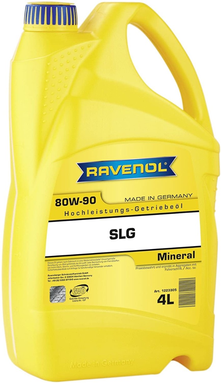Трансмиссионное масло Ravenol SLG 80W-90 4L