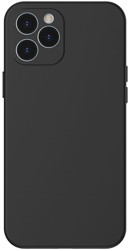 Чехол Baseus Liquid Silica Gel Protective Case For iPhone 12 Pro Max Black (WIAPIPH67N-YT01)