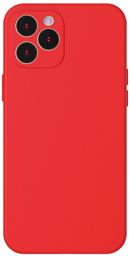 Чехол Baseus Liquid Silica Gel Protective Case For iPhone 12 Pro Max Red (WIAPIPH67N-YT09)