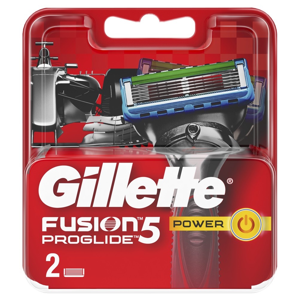 Кассеты для бритья Gillette Fusion Proglide Power 2psc
