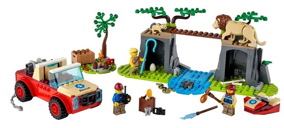 Set de construcție Lego City: Wildlife Rescue Off-Roader (60301)