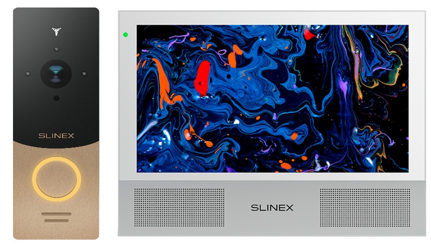 Комплект Slinex Kit Premium 10" White+Gold/Black