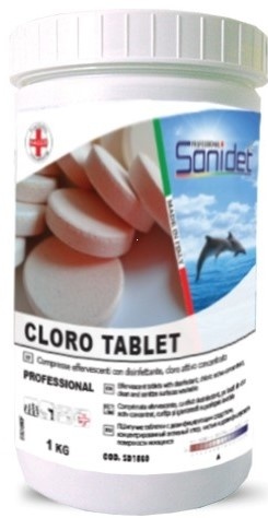 Produs profesional de curățenie Sanidet Cloro Tablets 1kg (SD1560)
