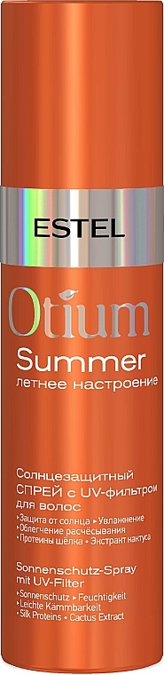 Солнцезащитный спрей с UV-фильтром для волос Estel Otium Summer UV filtr Spray 200ml