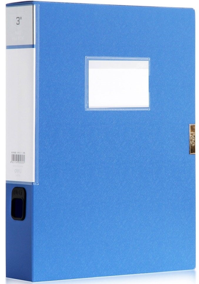 Папка для бумаг Deli А4 55mm DL05606 Blue